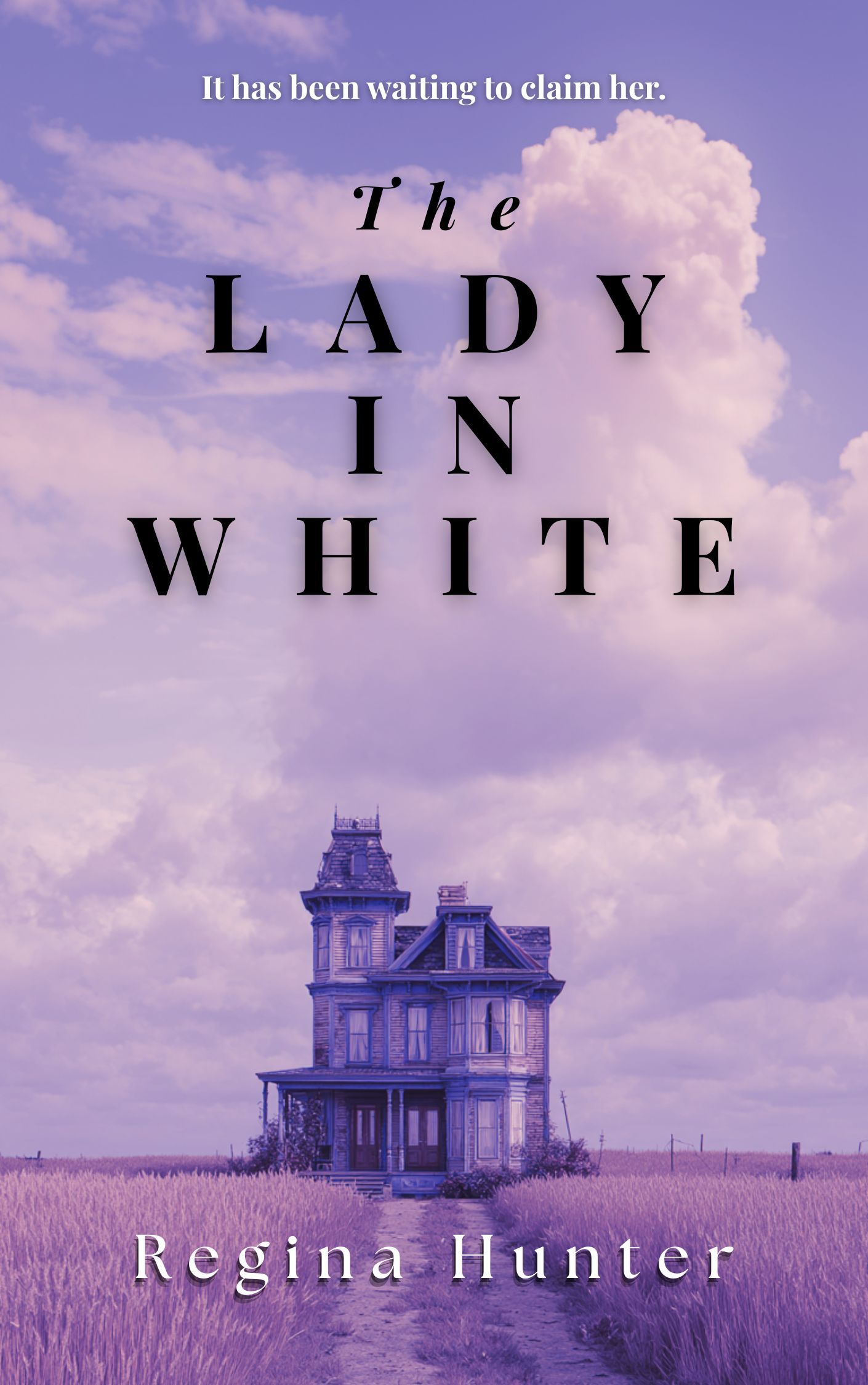 The Lady in White by Regina Hunter – 1969 paranormal romance book cover